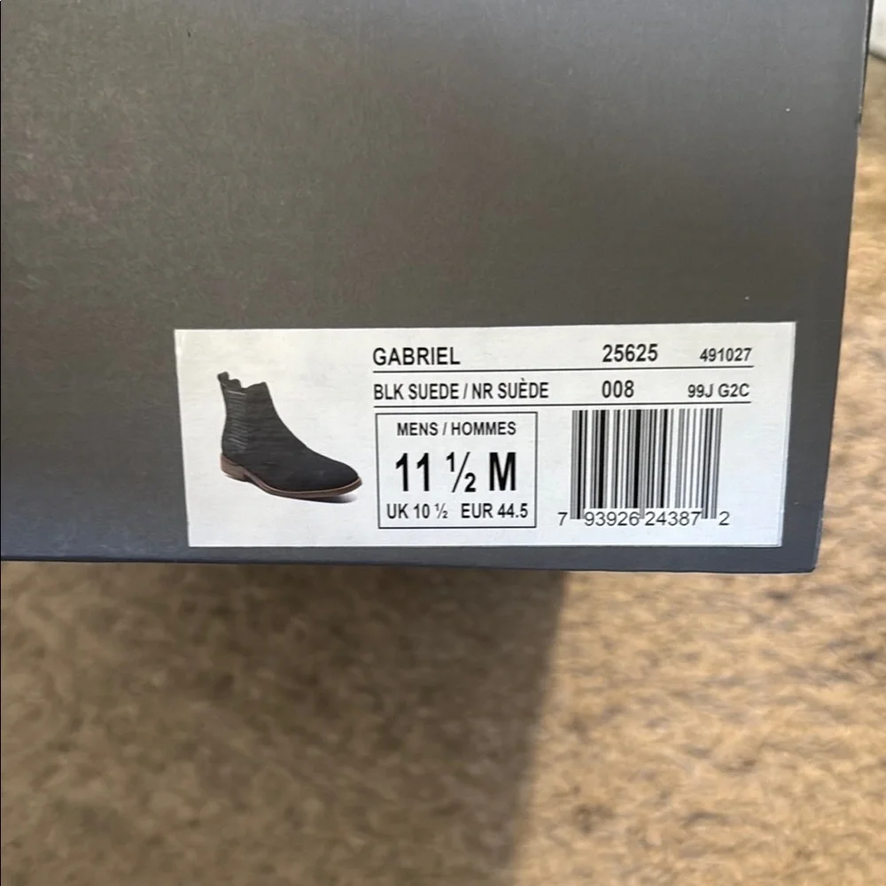 Stacy Adams Black Suede Men's Boots